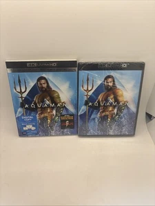 Aquaman (4K Ultra HD/Blu-Ray w/ Slipcover, DC Comics) ~Jason Momoa ~New Sealed  - Picture 1 of 2