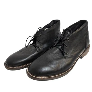 NAOT Pilot Chukka Boots 45/12-12.5 Black Leather Lace Up Desert Ankle Comfort - Picture 1 of 9