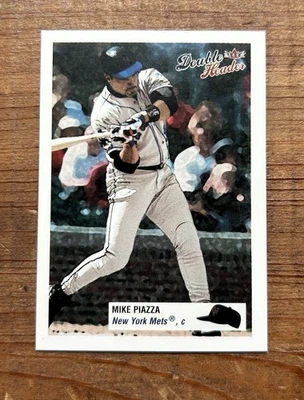 Mike Piazza 2003 Fleer Double Header #110 HOFame NY New York Mets MLB HOF - Image 1 of 2