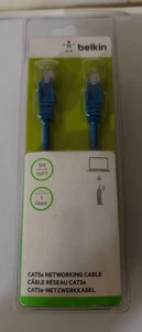 BELKIN A3L791BT05MBLUS Cat5E Utp Rj45 M/M 5M Blue Patch Snagless (NEW Genuine) - Picture 1 of 2