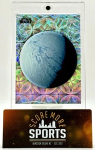 2024 Topps Chrome Star Wars Hyperspace Planetary Views Nebulae Refractor Hoth /5 - Picture 1 of 5