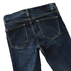 JEANS J BRAND THEORY elasticizzato slim skinny vita bassa blu scuro caviglia 25 26 $158 - Foto 1 di 6