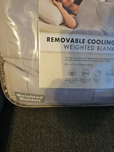 Removable Cooling Cover Weight Blanket - Picture 1 of 13