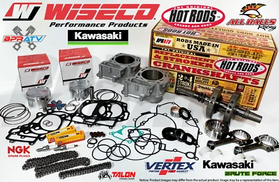 05-11 Brute Force 750 Hot Rods Crank Cylinder Piston Rods Complete Rebuild Kit - Image 1 of 4