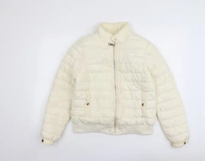 CI SONO Womens Ivory Quilted Jacket Size S - Picture 1 of 10