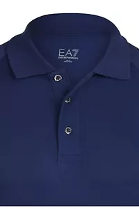 NWT Armani Men's Knit Polo in Blue Size XXL slim fit - Picture 1 of 4