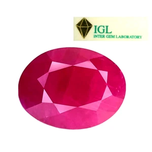"7.672 quilates rojo púrpura natural certificado IGL ""ver video" - Imagen 1 de 5