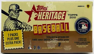 2010 Topps Heritage Sealed Blaster Box 709604 - Picture 1 of 1
