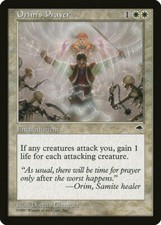 Magic MTG Tradingcard Tempest 1997 Orim's Prayer