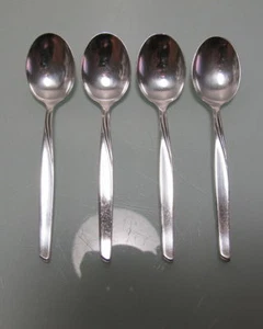4 Kaffeelöffel 11,5 cm BSF Jasmin versilbert 90er Silberauflage - Picture 1 of 3