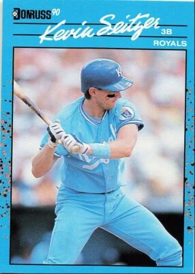 1990 Donruss Best of the AL Kevin Seitzer Kansas City Royals #91 - Image 1 of 2