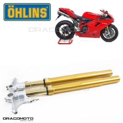 DUCATI 1098 2008-2009 fork gold OHLINS FGRT 210 R&T 43 NIX - Image 1 of 4