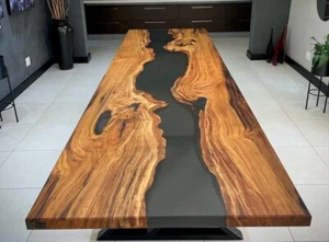 Transparent Epoxy Table, Epoxy Table top, Coffee /Side Sofa, center Table Tops - Picture 1 of 5