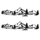 Vehicle Cover Car Side Body Sticker Vinyl Graphic Mountain Forest Long Suv