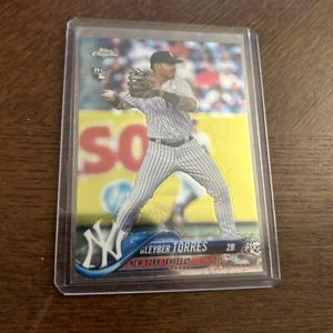 2018 Topps Chrome Update Gleyber Torres #HMT26 Rookie RC New York Yankees (be1) - Picture 1 of 1