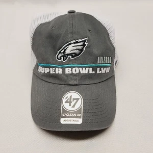Philadelphia Eagles Super Bowl 52 Champions ‘47 Brand Clean Up Hat Cap One Size - Picture 1 of 7