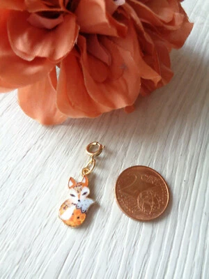 Taschen-oder Schlüsselanhänger "Fuchs"  Emaille 1 - Bild 1 von 2