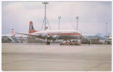 Postcard Cunard Eagle DC-6 Historical Aircraft Limited Edition 117 of 500