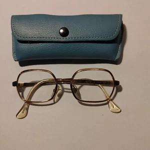 GAFAS LUXOTTICA AZÚCAR DE COLECCIÓN ITALIA 50 20 ELECTROPLACA DE ORO PESADO - Imagen 1 de 11