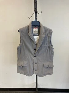 $995 Moncler V Visvim Light Gray Vest sz 3 - Picture 1 of 12