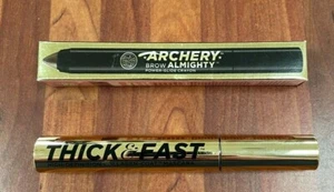 SOAP & GLORY THICK & FAST MASCARA 10ML & BROW CRAYON DARK DAZE BRAND NEW - Picture 1 of 3