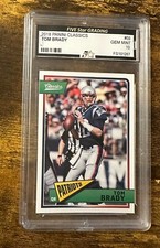 2018 Panini Classics #59 Tom Brady 5 Star Grading 10 #116