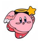 Pin Kirby Adventure - Jolie épingle en émail rose Kirby - Cadeau - Livraison gratuite
