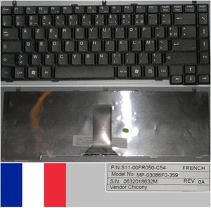 Teclado AZERTY Francés MSI M645 MP-03086F0-359 S11-00FR050-C54 Negro - Imagen 1 de 1