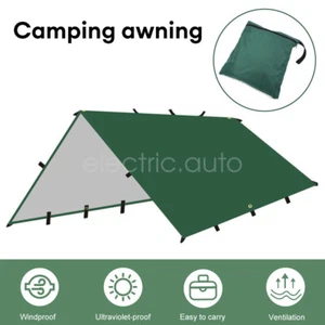 Camping Tent Tarp Shelter 3×3m/3×4m/4×4m Sun UV Shade Waterproof Hammock Cover - Picture 1 of 27