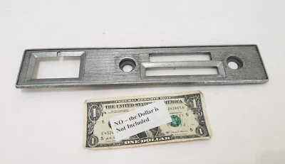 AMC Rambler - 1960s Era Metal Take-Off Dashboard Radio Clock Bezel - OEM 3468097 - Image 1 of 4