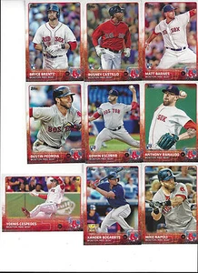 2015 Topps 1 Boston Red Sox Team Set Dustin Pedroia Napoli Yoenis Céspedes 13 - Imagen 1 de 1