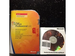 Microsoft Office Professional 2007, Retail, Deutsch mit MwSt Rechnung - Afbeelding 1 van 1