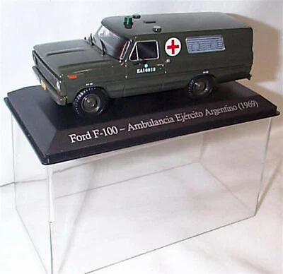 Ford F-100 Ambulancia Argentino 1969 Modelo Coleccionista Nuevo en Estuche Transparente Foto 1 de 2