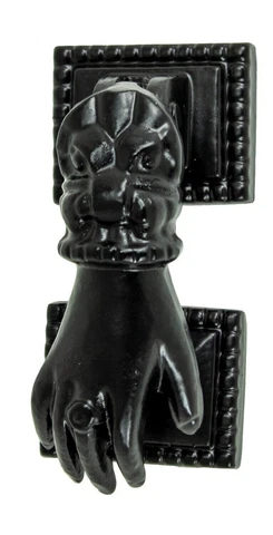 New Reproduction Cast Iron Victorian Hand With Ring Door Knocker Free Shipping Cover