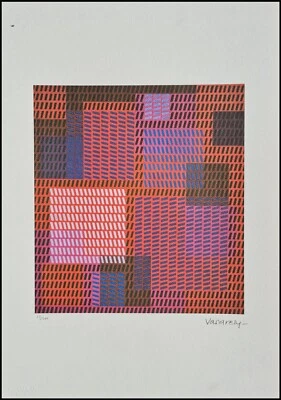VICTOR VASARELY * Keiho C1 * 50 x 35 cm *lithograph*Kunstdruck*limited # 29/500 - Bild 1 von 4