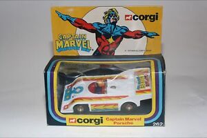 Corgi 262 Captain Marvel Porsche, Mint in Good Original Box