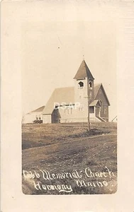 A54/ Harmony Maine Me RPPC Real Photo Postcard c1910 Cobb Memorial Church - Picture 1 of 1
