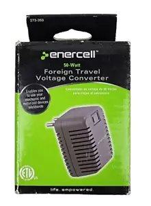 Enercell 50 Watt Foreign Travel Voltage Outlet Converter 273-359 - Picture 1 of 12