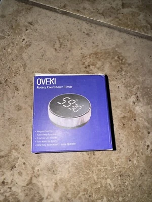 New Oveki Rotary Countdown Timer Alarm Stopwatch Countup SP-5237 Professional - Image 1 of 4