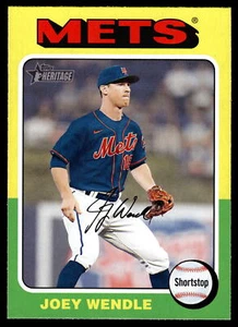 2024 Topps Heritage #373 Joey Wendle New York Mets - Photo 1/2
