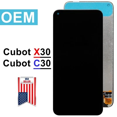 OEM LCD Display Touch Screen Digitizer Assembly Replacement For Cubot X30 / C30 - Image 1 of 3