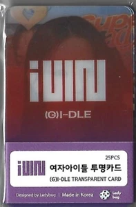 Tarjeta fotográfica transparente (G)-IDLE [paquete de 25P] K-POP 202404 - Imagen 1 de 3