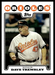2008 Topps Dave Trembley Baltimore Orioles #589 - Picture 1 of 2