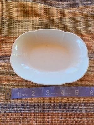 Soap Dish Porcelain By Design NOLA 5.25" GUC - Image 1 of 4