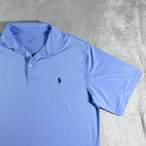 Polo Ralph Lauren Herren Performance Kurzarm Poloshirt Blau XL - Bild 1 von 10