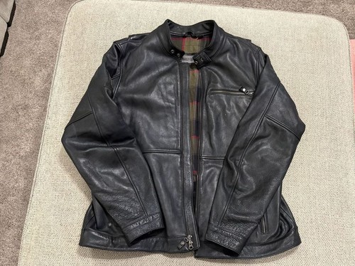 Harley Davidson Men's ANNEX Leather Jacket Black Distressed Small