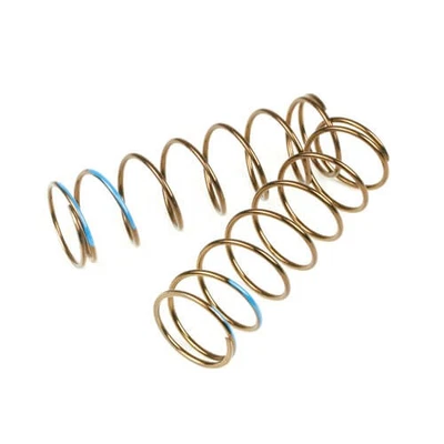 Tekno RC LF Shock Spring Set (front, 1.6×8, 5.73lb/in, 75mm, blue) - Image 1 of 2