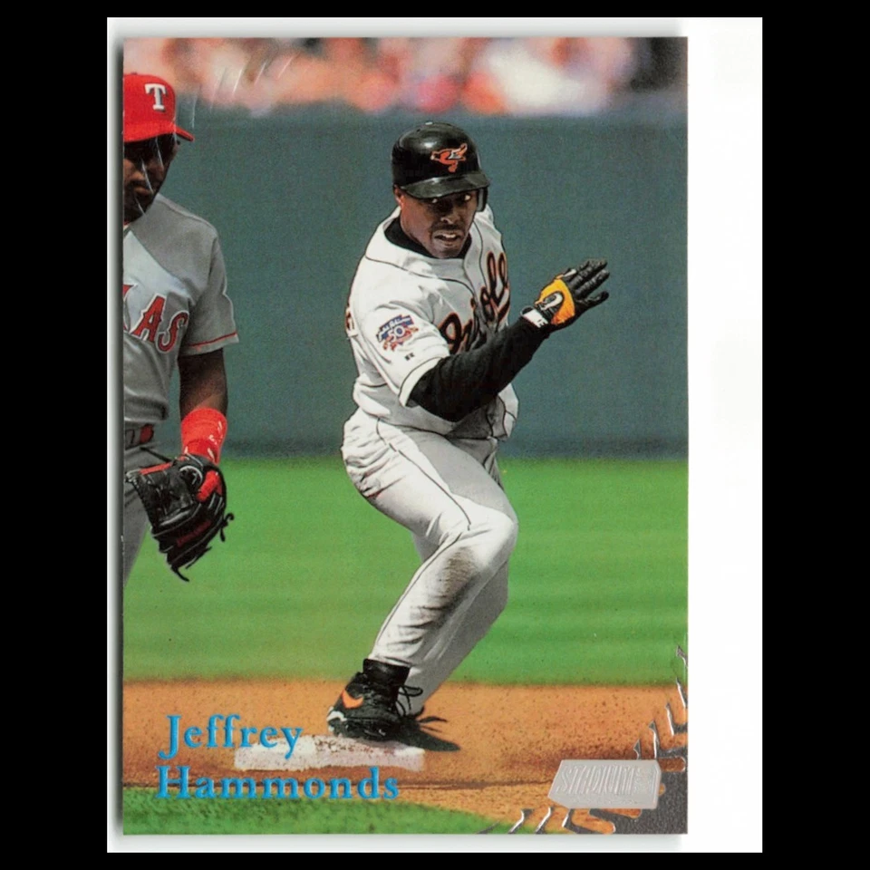 Jeffrey Hammonds #159 1998 Topps Stadium Club Baltimore Orioles Baseball Card NM - Image 1 of 3