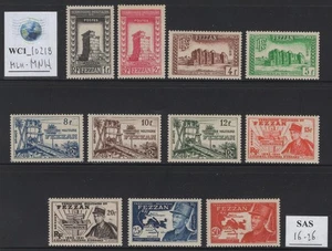 WC1_10218. IT. COL.: LIBYA. Post WWII. 1949 FEZZAN set.Sas 16-26. MLH-MNH - Picture 1 of 1