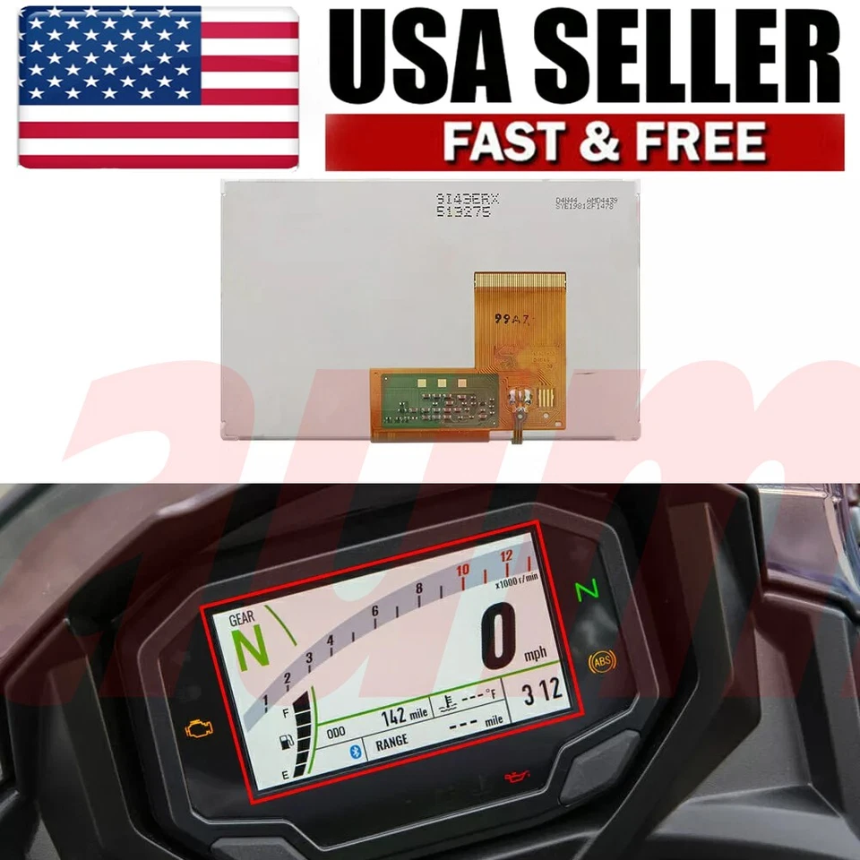 Display For Kawasaki Z900 Z650 Ninja650 2020-2022 Motorcycle Instrument US Foto 1 de 4